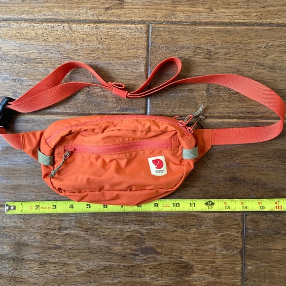 Fjallraven High Coast Hip Pack Travel Hiking Fanny Pack Sunset Orange - Picture 5 of 8